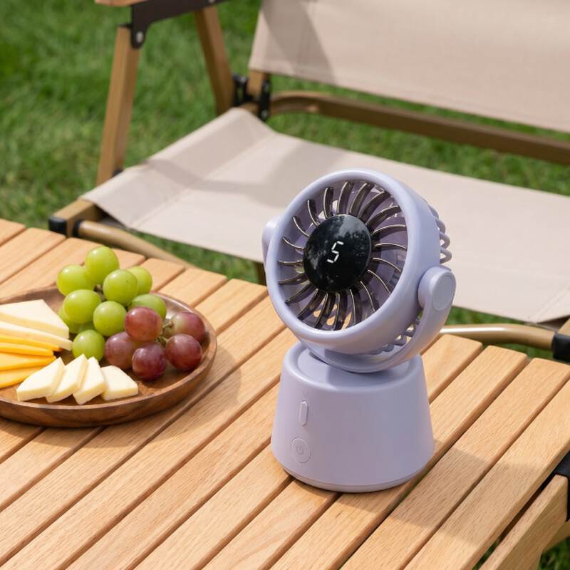 Quạt để b&agrave;n mini LocknLock Mini desktop fan - M&agrave;u ng&agrave;/M&agrave;u t&iacute;m - ENF336 image number null